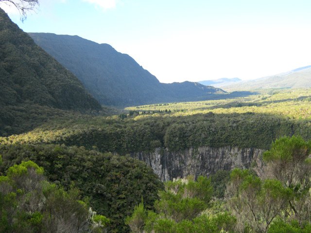On se rapproche du cassé de la ravine Mazerin