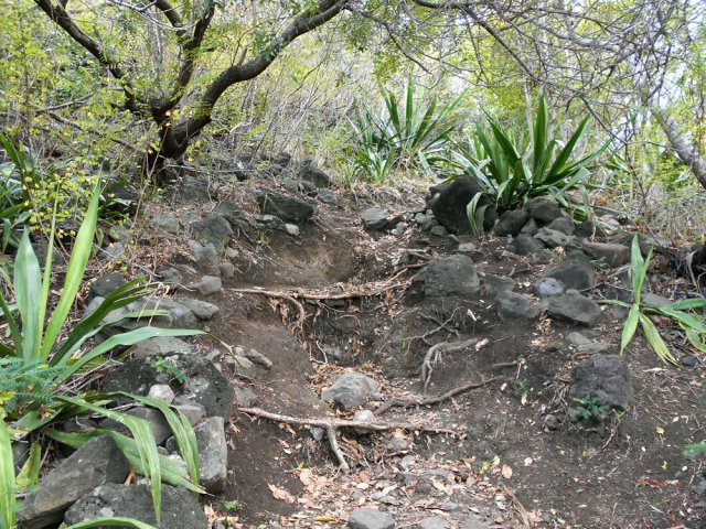 Quelques raidillons avant d'arriver aux citernes