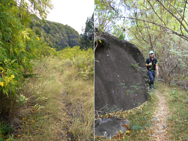 Ce sentier, même étroit, est difficile à perdre de vue
