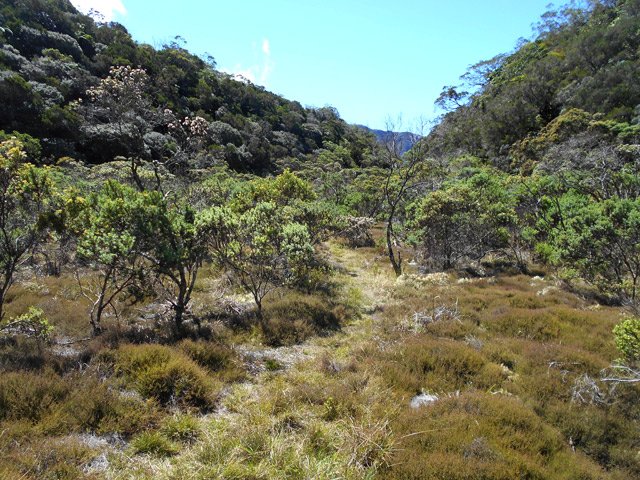 Retour vers la route en fin de boucle