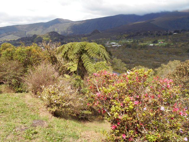 Les alentours de la croix sont très bien entretenus