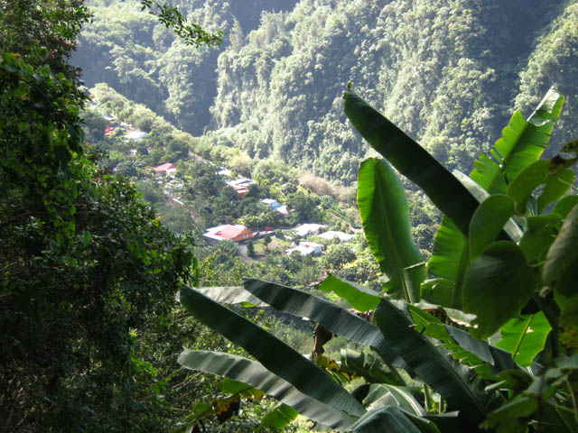 Tout petit point de vue sur Grand Galet durant la descente du Bérénice