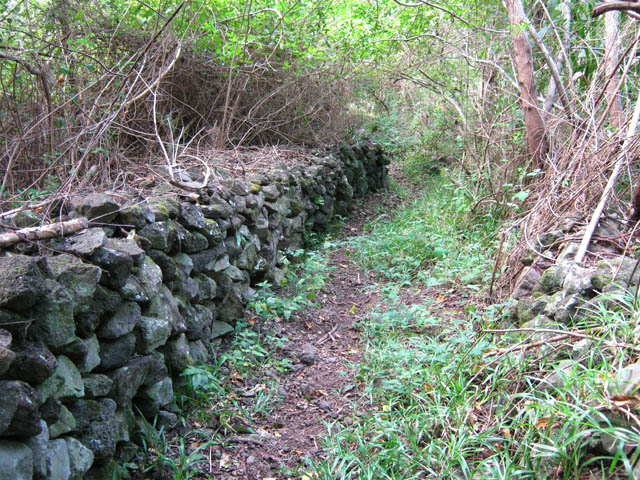 La murette marque la fin proche du circuit