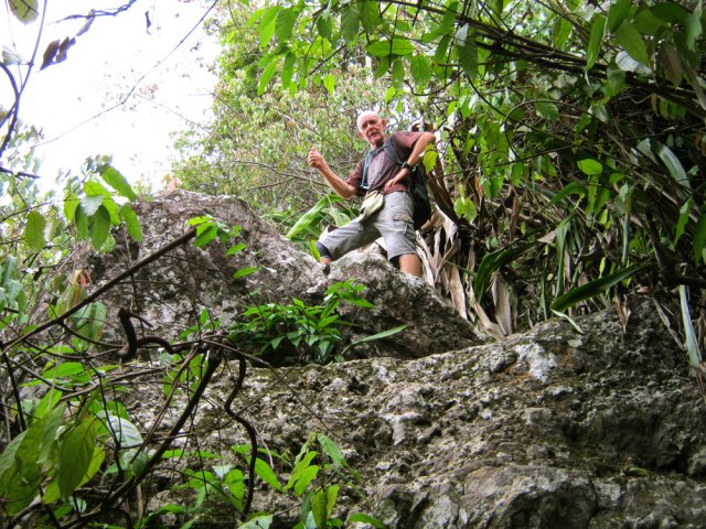 Bien accrocher les mains pour ne pas glisser