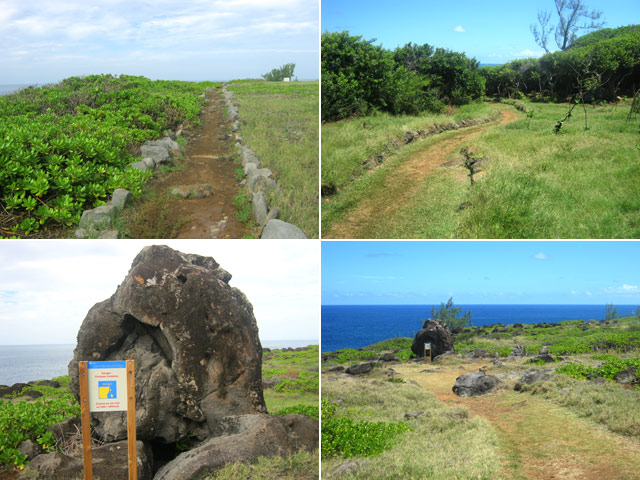 Quelques portions du sentier de Bord