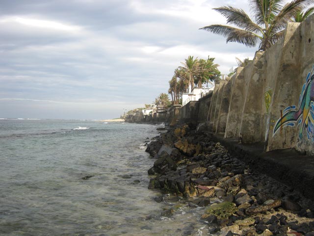 On passe à marée basse, sinon détour de 400 m par la rue