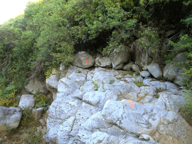 Passage de la cascade pour changer de rive