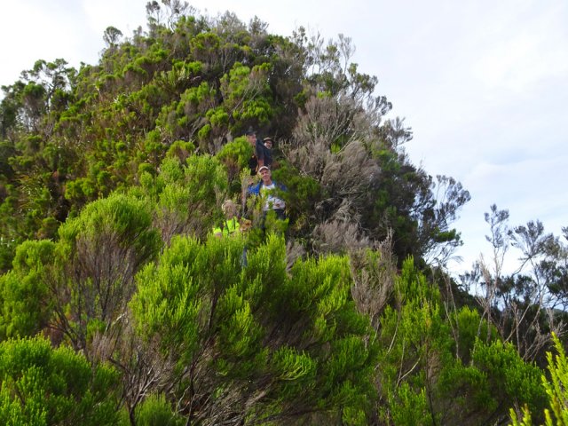 La portion la plus pentue de la descente sur le rein