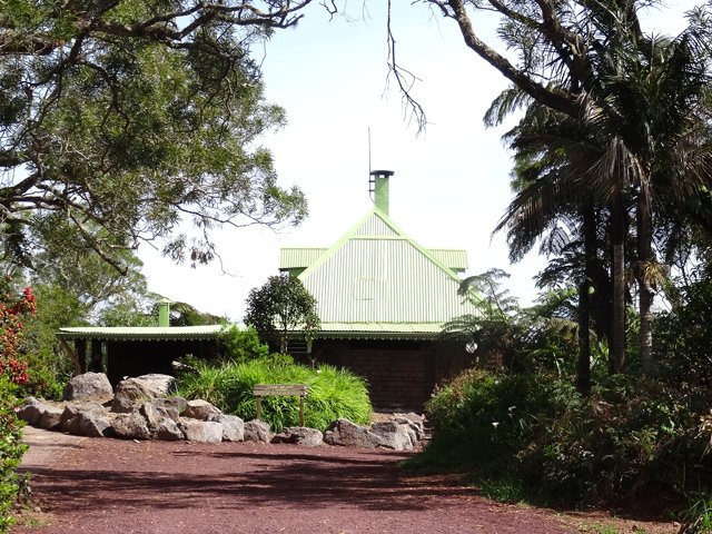 Le gîte vu du parking pour handicapés