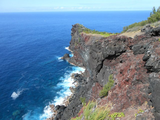 Coup d'œil sur le Cap Auguste avant de descendre vers la plage