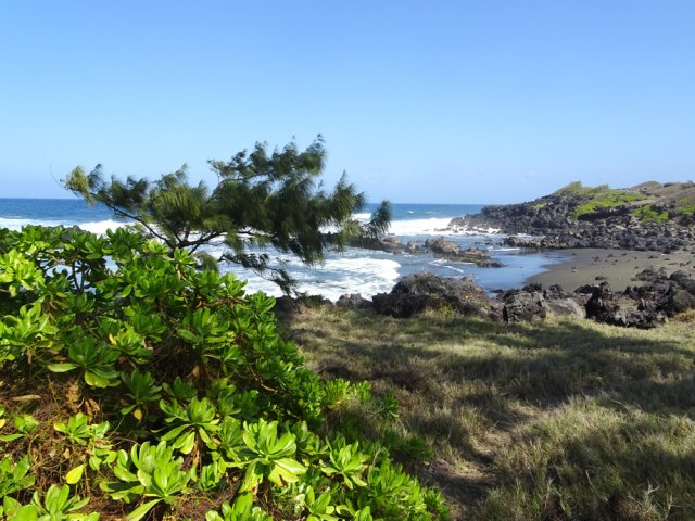 Le paysage proche du petit temple des sables