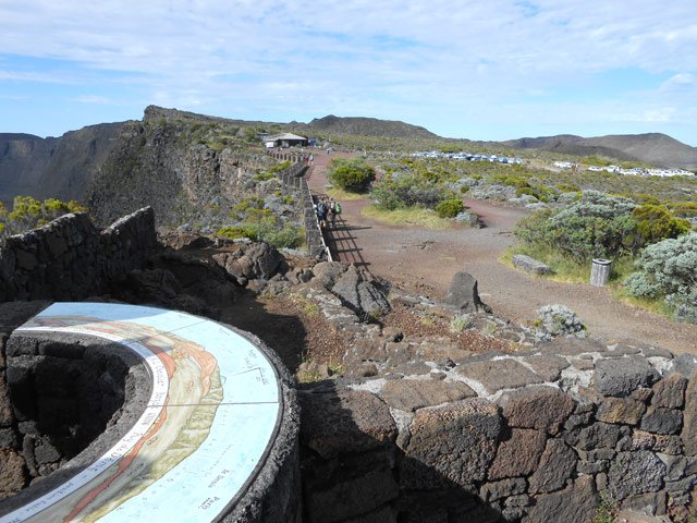L'endroit le plus fréquenté de l'île avec le Maïdo
