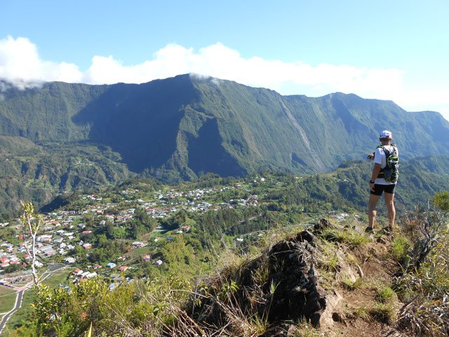Panorama 360° depuis le haut du Piton Maillot