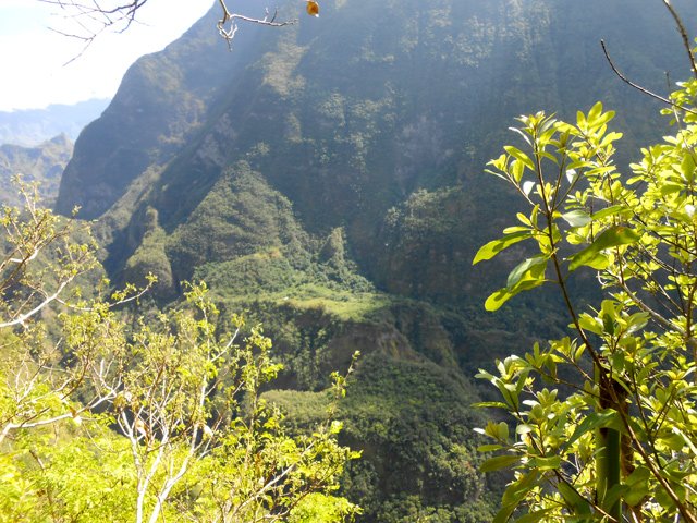 Point de vue sur les anciens îlets sur l'autre rempart