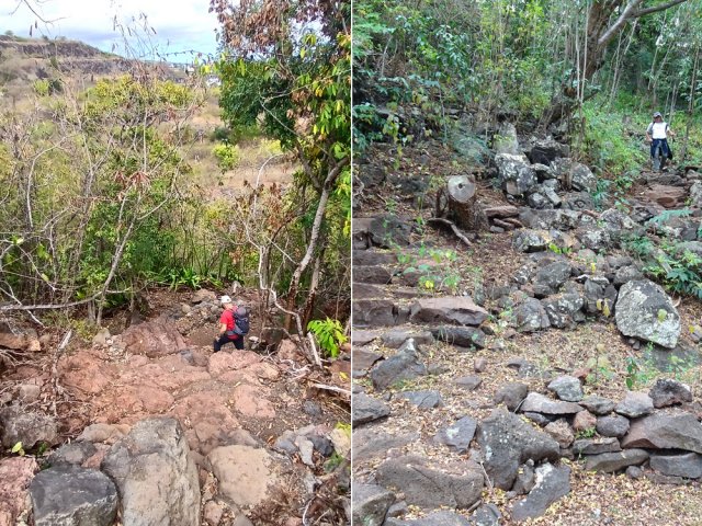 Deux passages délicats du Sentier 3 Bacs
