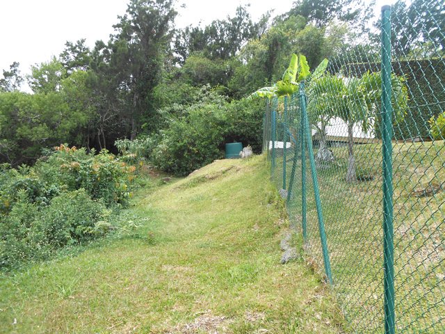 On longe le grillage qui entoure le lycée technique
