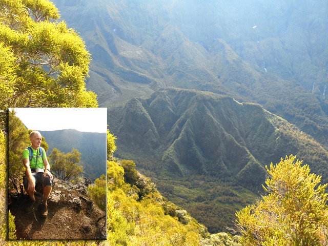 Le Rein de Grand Pays (1245 m) et le rocher, passage obligé pour la descente
