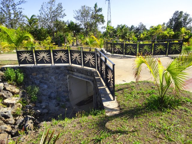 Un des ponts enjambant une ravine à sec