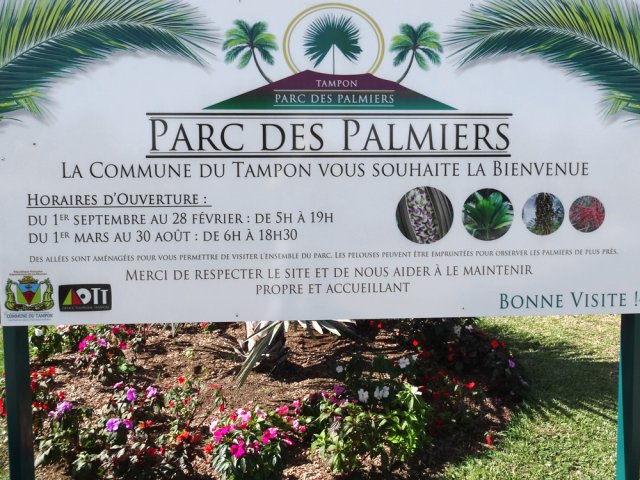 Les horaires d'ouverture du parc