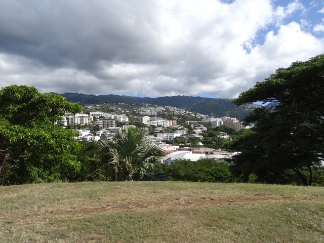 Le quartier des Camélias depuis le haut de la colline
