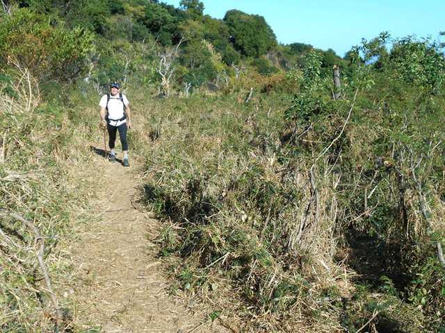 Une autre portion plate avant d'arriver aux premières cases