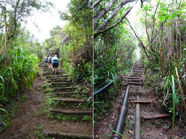 La montée reprend, interminable sur des centaines de marches