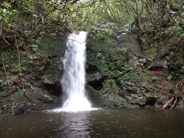 La première cascade s'approche assez facilement