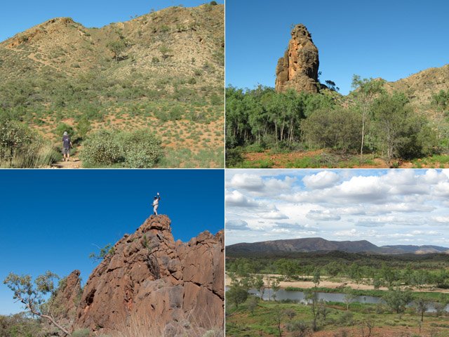 Corroboree Rock et autres paysages du bush