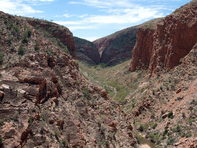 Serpentine Gorge depuis le belvédère