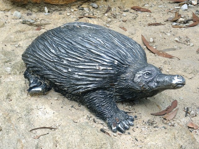 Les sculptures font une trentaine de cm pour les plus grosses