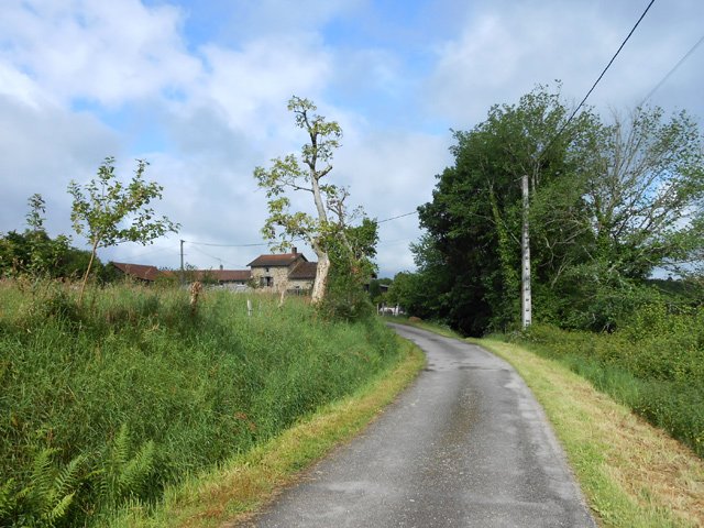 Les petites routes de campagne sont très souvent étroites