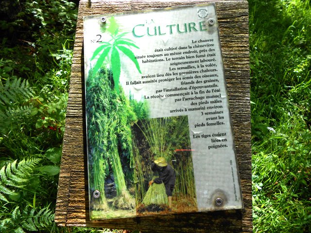 Les panneaux vieillissent mal mais sont encore lisibles