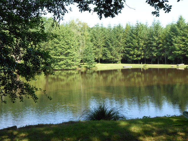Un petit étang calme à la sortie de Saint-Yrieix sous Aixe