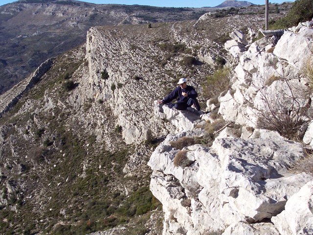 Gare à la chute en cas de hors sentier