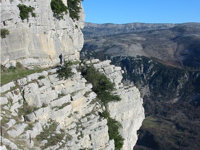 Le sentier qui mène à la forteresse