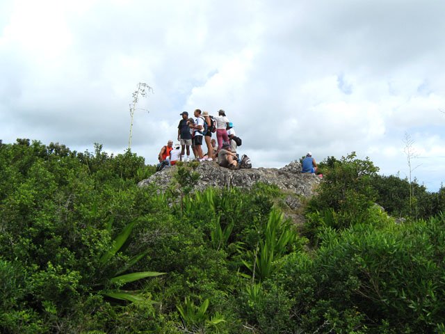 Une halte bien méritée pour profiter du panorama