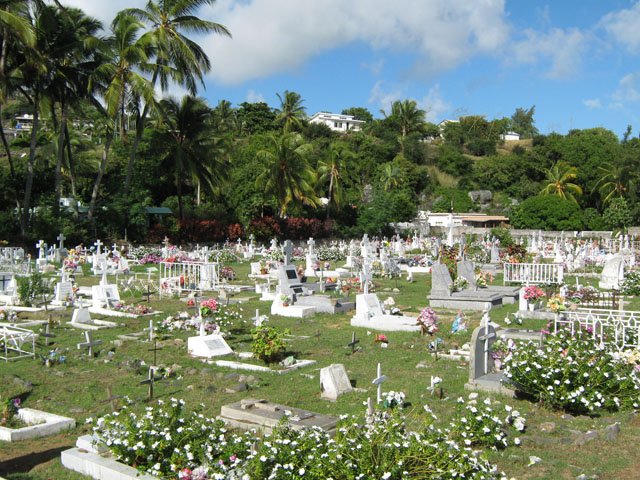 Le cimetière de Port Mathurin
