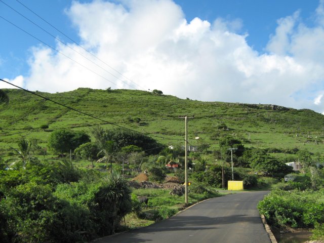 La route vers le Mont Lubin et Saint-Gabriel