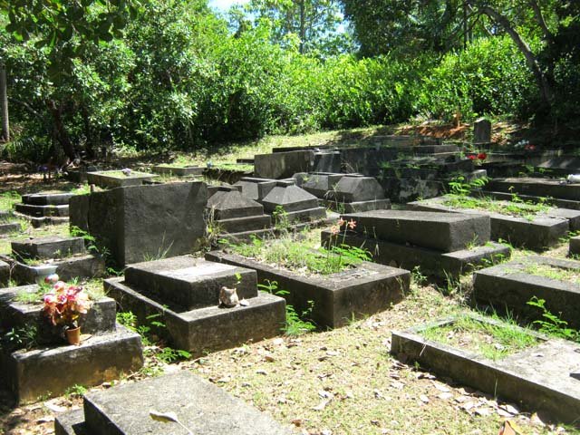 Le cimetière avec des moyennes d'âge impressionnantes