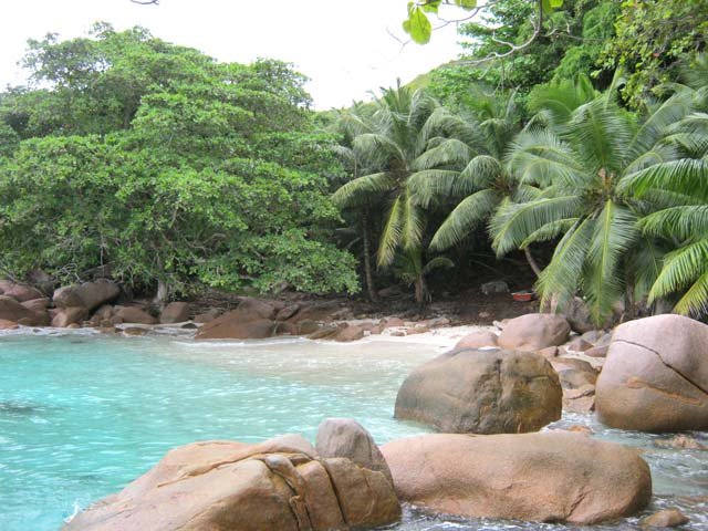 Petite anse avant l'Anse Lazio