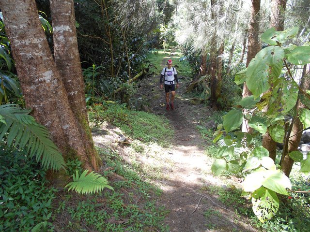 Longue partie en rive droite