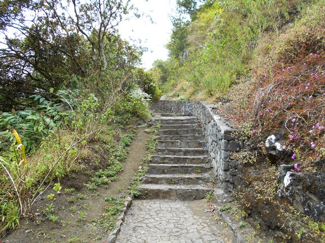 D'autres escaliers faciles et bien entretenus
