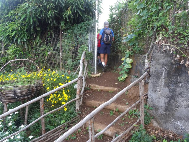 Le départ du sentier