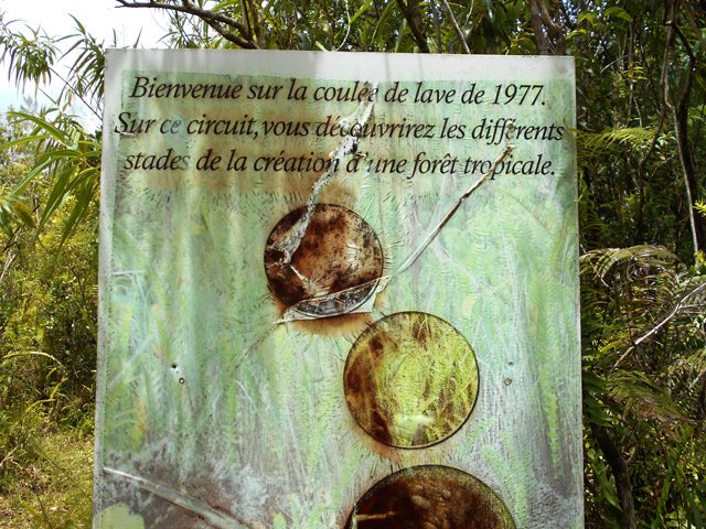 A la fin du circuit de découverte commence celui de la coulée de 1977