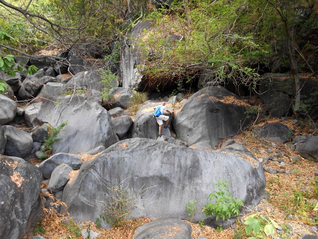 Les escalades dépassent rarement le mètre de hauteur