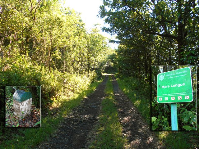 Pancartes et bornes illisibles rappellent la bonne époque de la route goudronnée
