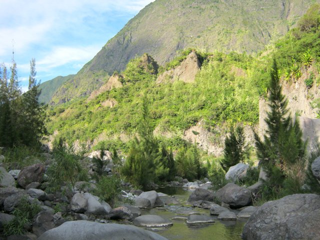 Agréable remontée du Bras de Benjoin