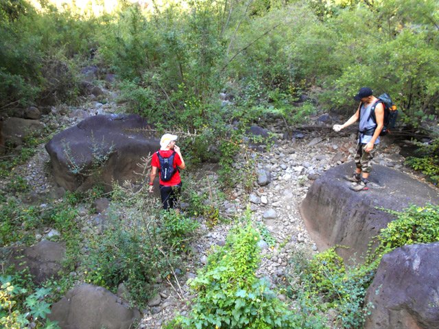 Une autre portion de la rivière à sec