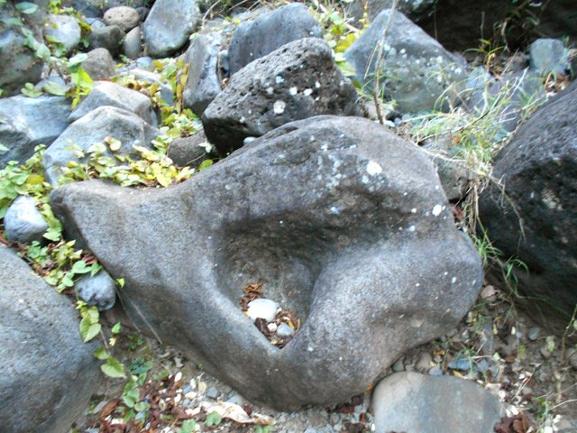 Très peu d'eau dans une année mais des traces d'érosion