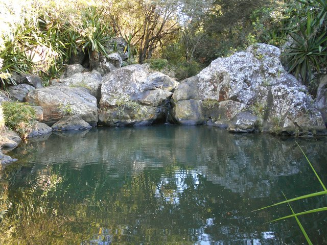 Le dernier bassin à quelques mètres de la passerelle